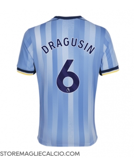 Tottenham Hotspur Radu Dragusin #6 Maglia Gara Trasferta Repliche 2024-25